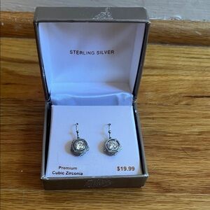 Sterling Silver Cubic Zirconia Earrings